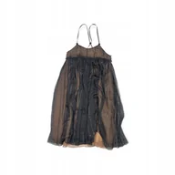 Sukienki - Czarna sukienka damska ramiączka CALVIN KLEIN S/M - miniaturka - grafika 1