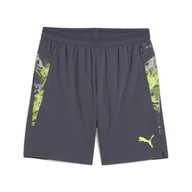 Spodnie sportowe męskie - Męskie szorty piłkarskie IndividualCUP PUMA Galactic Gray - miniaturka - grafika 1