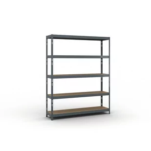 Regał półkowy 1966 x 1600 x 400 mm, nośność 350 kg, 1+1 GRATIS - Szafy i regały magazynowe - miniaturka - grafika 4