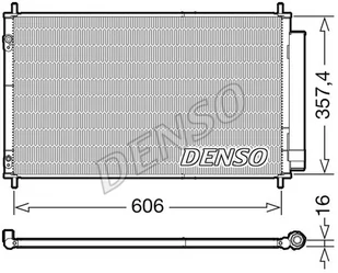 CHŁODNICA KLIMATYZACJI DENSO DCN50058 884600D220 TOYOTA - Chłodnice - miniaturka - grafika 1