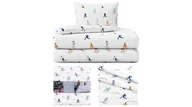 Pościel - Flanelowa pościel jednoosobowa AmeliaHome Snuggy Aspen, 155x220 cm - miniaturka - grafika 1