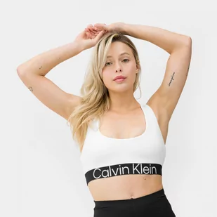 Biustonosz treningowy Calvin Klein Bras 00GWS3K115 - biały - Bielizna sportowa damska - miniaturka - grafika 1