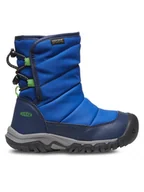 Buty dla chłopców - Keen Śniegowce Puffrider Wp 1028021-10 Niebieski - miniaturka - grafika 1