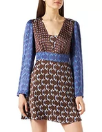 Sukienki - Sisley Sukienka damska, Wielokolorowa 901, 40 - miniaturka - grafika 1