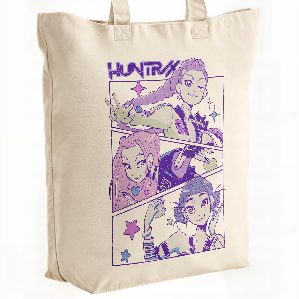 Torba bawełniana premium KPopowe Łowczynie Demonów Huntrix Saja Dla Fanów
