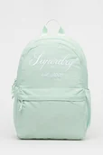 Plecaki - Superdry plecak damski kolor zielony duży gładki - miniaturka - grafika 1