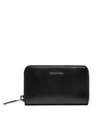 Portfele - Calvin Klein Duży Portfel Męski Ck Glow Short Z/A 4cc W/Coin K50K512705 Czarny - miniaturka - grafika 1