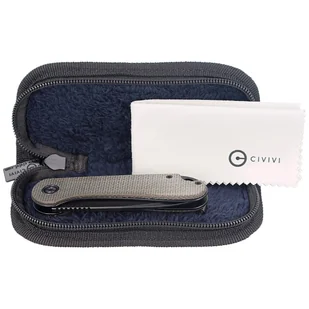 Nóż składany CIVIVI Elementum Flipper Green Micarta, Black Stonewashed (C907Z) - Noże - miniaturka - grafika 9