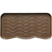 Wycieraczki - Ociekacz na buty 38 x 75 cm brąz - miniaturka - grafika 1