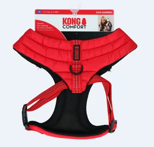 KONG Comfort Szelki dla psa rozmiar S czerwone - Szelki dla psów - miniaturka - grafika 3