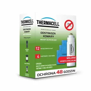 Thermacell Thermacell Wkłady Uzupełniające 48h - Zwalczanie i odstraszanie szkodników - miniaturka - grafika 2
