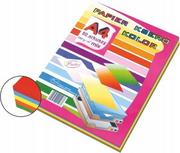 Papier do drukarek - Protos r ksero A4 160g/m2 mix 5 kolorów intensywnych PROTOS (50 arkuszy) - miniaturka - grafika 1