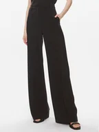 Spodnie damskie - Calvin Klein Spodnie materiałowe K20K206774 Czarny Wide Leg - miniaturka - grafika 1