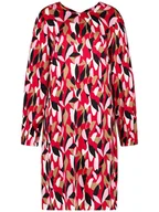 Sukienki - TAIFUN Sukienka w kolorze czerwono-czarno-białym - miniaturka - grafika 1