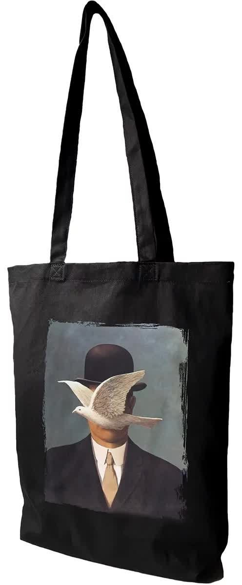 Torba bawełniana Mężczyzna w meloniku René Magritte