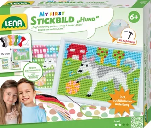 Zestaw Moja pierwsza wyszywanka - Pies - Dekoratorstwo Zestaw Moja pierwsza wyszywanka - Pies - Dekoratorstwo - miniaturka - grafika 1