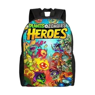 Torby na laptopy - Plecaki Plants Vs Zombies dla chłopców Dziewczęta, Torby na laptopa Cartoon Lekki wytrzymały plecak Tornister dla nastolatków Podstawowy tornister ... - miniaturka - grafika 1