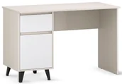 Biurka - EDINOS Biurko w stylu skandynawskim kaszmir + biały K7-P63 - miniaturka - grafika 1