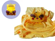 Koce - Pikachu Pikaczu koc pluszak zestaw 2w1 Pokemon - miniaturka - grafika 1