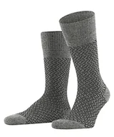 Skarpetki męskie - ESPRIT Męski Twill Boot zrównoważona bawełna biologiczna półwysoka z wzorem w paski 1 para skarpet, szary (Light Grey 3400), 39-42 - miniaturka - grafika 1