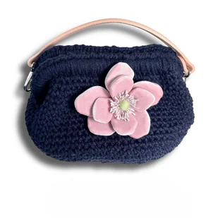 Kopertówka Wool Blue 06/Raffaella De Angeli - Torebki damskie Kopertówka Wool Blue 06/Raffaella De Angeli - Torebki damskie - miniaturka - grafika 1