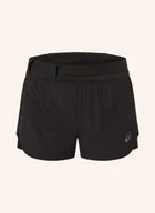 Spodenki damskie - Asics Szorty Do Biegania 2 W 1 Metarun Split schwarz - miniaturka - grafika 1