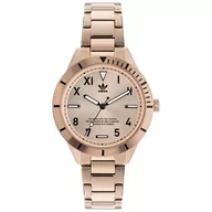 Zegarki męskie - Różowozłoty zegarek adidas Originals Fashion Edition Three 36 mm AOFH22063 - miniaturka - grafika 1