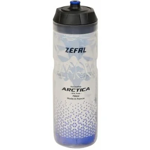Bidon Zefal Arctica 75 0,75L Srebrno-czarny - Shakery i bidony sportowe - miniaturka - grafika 1