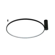 Lampy sufitowe - Sufitowa lampa RING LP-909/1C S BK CCT Light Prestige LED regulowana zmienna barwa światła czarny - miniaturka - grafika 1