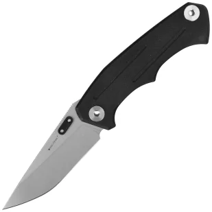 Nóż składany Real Steel Crusader Black G10, Stonewashed 14C28N by Poltergeist Works (7441) - Noże - miniaturka - grafika 1