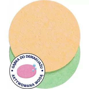 Top Choice Gąbki do demakijażu aktywowane wodą 2szt mix kolorów - Pozostałe akcesoria do makijażu - miniaturka - grafika 1