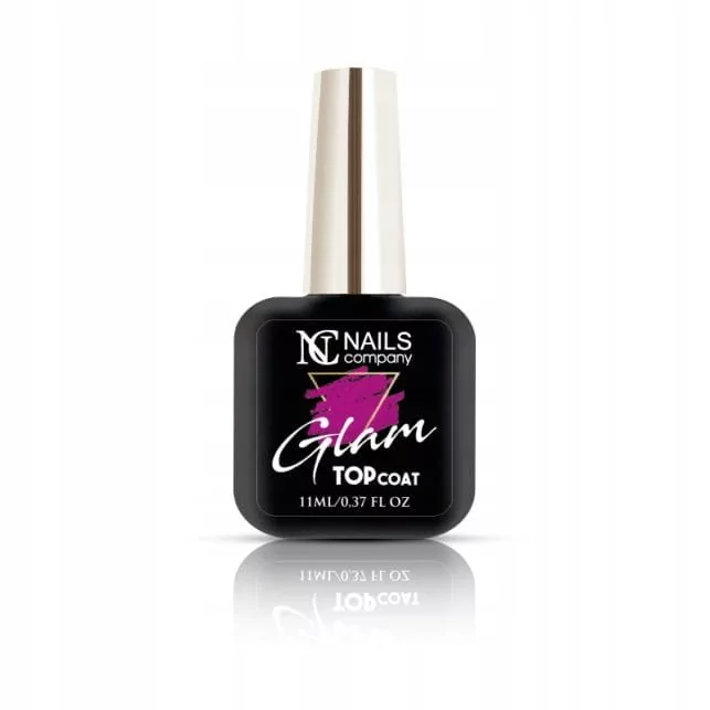 Nails Company glam top coat pink 11ml nabłyszcza
