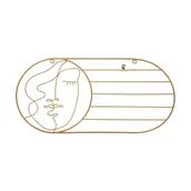 Ramki na zdjęcia - Tablica Organizer Na Zdjęcia Notatki Złoty Glamour - miniaturka - grafika 1