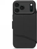 Etui i futerały do telefonów - Decoded Textured Silicone Detachable Wallet - obudowa ochronna do iPhone 17 Pro Max kompatybilna z MagSafe phantom black - miniaturka - grafika 1