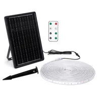 Lampy ogrodowe - Aigostar - LED RGB Taśma solarna ściemnialna LED/10W/3,2V 10 m IP65 + pilot - miniaturka - grafika 1