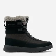 Botki damskie - Zimowe trzewiki damskie Columbia Slopeside Peak Luxe 2104991010 37.5 (6.5US) Czarne (195981557169). Buty za kostkę damskie - miniaturka - grafika 1
