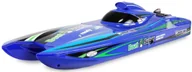 Modele zdalnie sterowane - AMEWI Blue Arrow Katamaran brushless Jetantrieb 400mm RTR - miniaturka - grafika 1