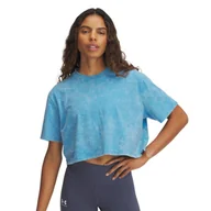 Koszulki i topy damskie - Damski t-shirt basic Under Armour UA Rival Wash SS - niebieski - miniaturka - grafika 1