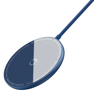 Baseus mini magnetyczna bezprzewodowa indukcyjna ładowarka Qi 15 W (kompatybilna z MagSafe do iPhone) niebieski (WXJK-H03) - Ładowarki do telefonów - miniaturka - grafika 10