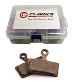 Części rowerowe - Clarks Clarks Okładziny hamulcowe SHIMANO XTR M985 XT M785 SLX M666 Deore M615 Alfine R785 FSA K-Force CLARKS M2 organiczne pudełko 20 par CLA-VX852C-DP-ST - miniaturka - grafika 1