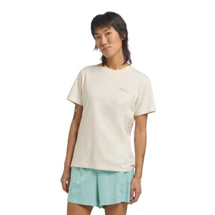 Damska koszulka Jack Wolfskin ESSENTIAL T W cotton white - S - Koszulki i topy damskie - miniaturka - grafika 1