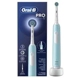 Oral-B szczoteczka elektryczna PRO1 Caribbean Blue CrossAction (błękitny) - Szczoteczki elektryczne - miniaturka - grafika 1