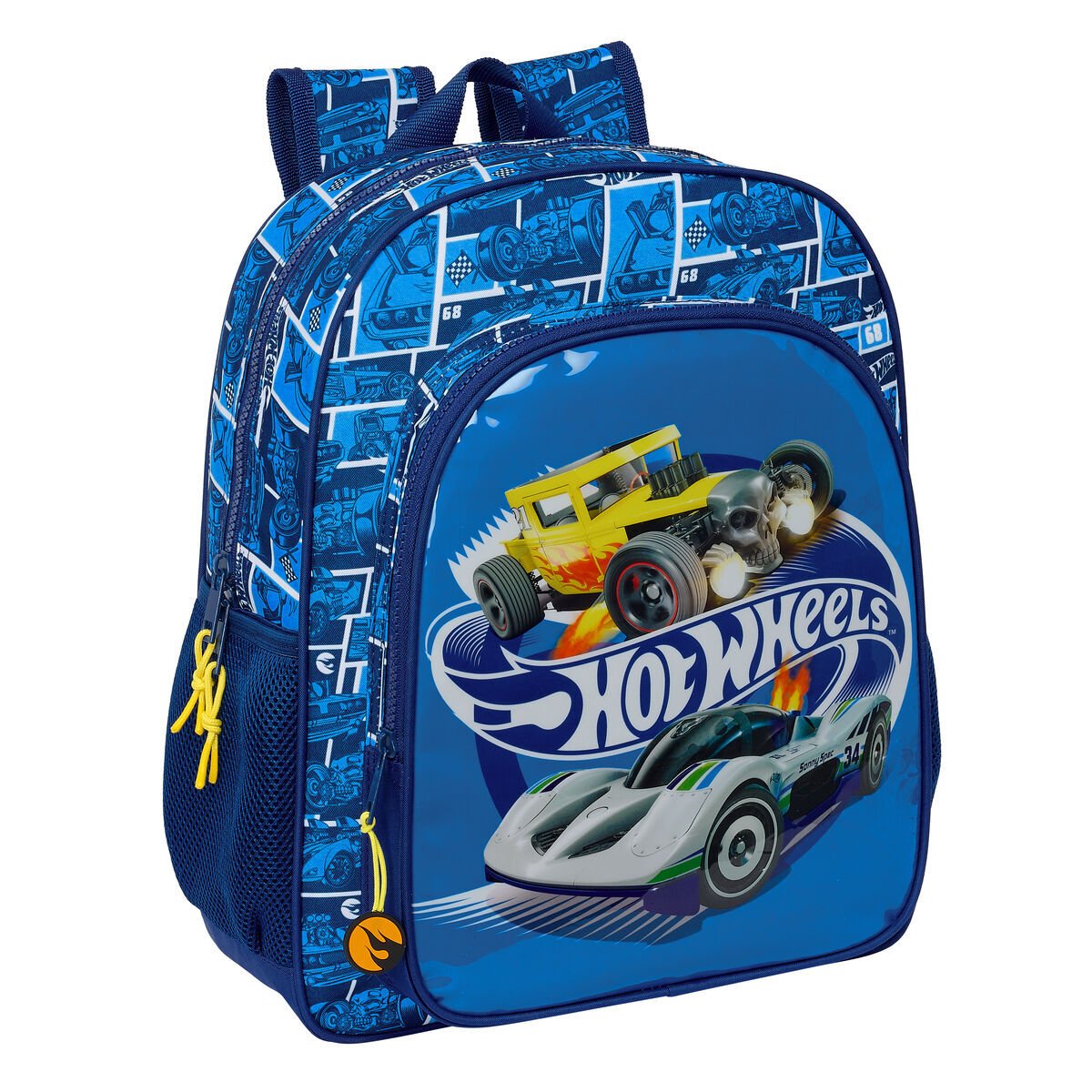 Plecak szkolny Hot Wheels Sonny granatowy 32 x 38 x 12 cm