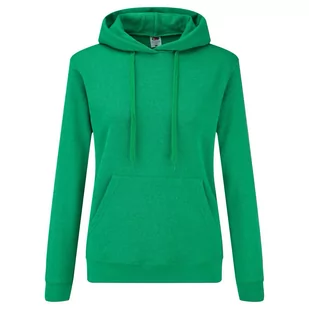 Bluza damska z kapturem Hooded Sweat Fruit of the Loom Retro Heather Green XS - Bluzy damskie - miniaturka - grafika 1