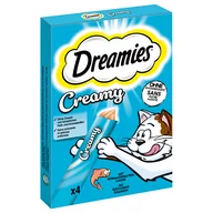 Przysmaki dla kotów - Dreamies Creamy Snacks  - Łosoś (44 x 10 g) - miniaturka - grafika 1