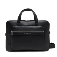Torby na laptopy - Torba na laptopa Tommy Hilfiger Th Central Computer Bag AM0AM13203 Czarny - miniaturka - grafika 1