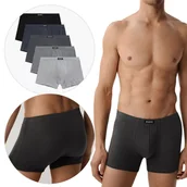 Majtki męskie - BOKSERKI MĘSKIE bawełniane 5pak 5BMH-007 dopasowane Atlantic *L - miniaturka - grafika 1