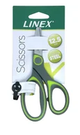Nożyczki - Linex nożyce do cięcia dla dzieci Scissors nożyczki do skórek ze stali nierdzewnej do majsterkowania i precyzyjne cięcie szkolny 12.5 cm OS84196 - miniaturka - grafika 1