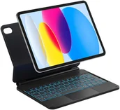 Akcesoria do tabletów i e-booków - Inateck inateck KB09119-10 black klawiatura iPad z trackpadem QWERTZ KB09119-10_BLACK - miniaturka - grafika 1