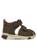 Buty dla chłopców - ECCO Sandały Mini Stride 76113102543 Khaki - miniaturka - grafika 1